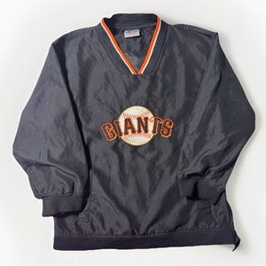 SF Giants Major League Genuine Merchandise Youth Jacket Size M 8/10 Side Zipper